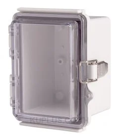 Enclosure, Hinge/Latch, PC Clear, 3.54×4.72×3.35"
