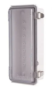 Enclosure, Hinge/Latch, PC Clear, 4.33×10.24×2.95"