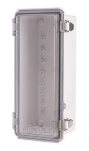 Enclosure, Hinge/Latch, PC Clear, 4.33×10.24×3.94"