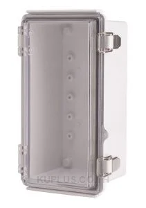 Enclosure, Hinge/Latch, PC Clear, 4.33×8.27×3.94"