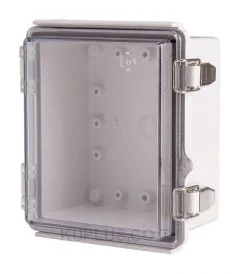 Enclosure, Hinge/Latch, PC Clear, 5.12×5.91×3.35"