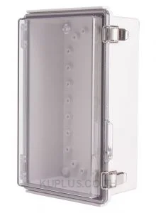 Enclosure, Hinge/Latch, PC Clear, 6.30×10.24×3.94"