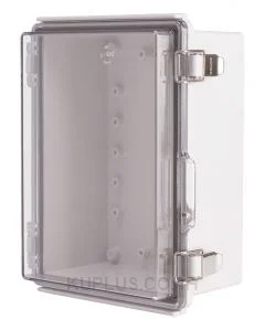 Enclosure, Hinge/Latch, PC Clear, 6.30×8.27×3.94"
