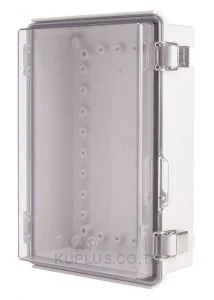 Enclosure, Hinge/Latch, PC Clear, 7.48×11.02×3.94"