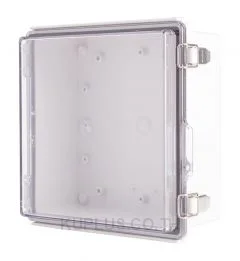 Enclosure, Hinge/Latch, PC Clear, 8.27×8.27×3.94"