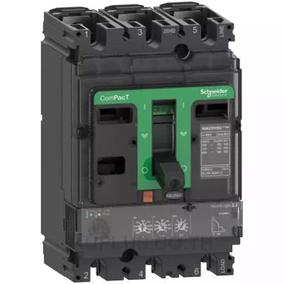 เซอร์กิตเบรกเกอร์, ComPacT NSX250F, 36kA/415VAC, 3 โพล, ทริปยูนิต Micrologic 2.2 250A