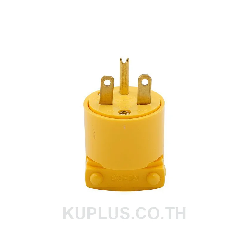 ปลั๊กตัวผู้ 3ขา 15A 250Vac เบอร์ 4866 COOPER