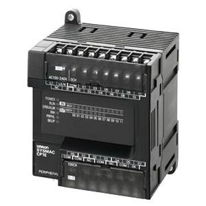 Omron CP1E PLC CPU, USB Networking Computer Interface, 32 kB Program Capacity, 12 Inputs, 8 (Transistor) Outputs