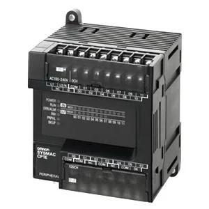 Omron CP1E PLC CPU, USB Networking Computer Interface, 32 kB Program Capacity, 12 Inputs, 8 (Transistor) Outputs