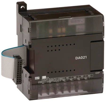 CP1W-DA021, I/O expansion unit, 2 x analog outputs
