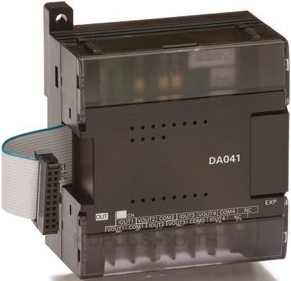 I/O expansion unit, 4 x analog outputs 1 to 5 V, 0 to 10 V, -10 to 10 V, 0 to 20 mA, 4 to 20 mA resolution: 12,000
