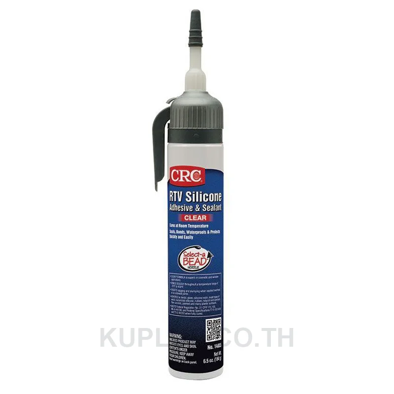 CRC 14055 ซิลิโคนยาแนวพร้อมหัวปรับระดับ (RTV Silicone Sealant (Clear))