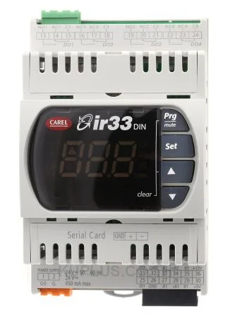 DN33V9MR20, ตัวควบคุม (Controller) CAREL IR33 Universal with Universal Inputs 1 RELAY, 24Vac