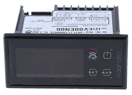 Carel IR33+ On/Off Temperature Controller, 76.2 x 34.7mm, NTC Input, 230 V ac Supply