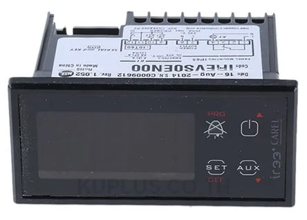 IREVS0EN00, ตัวควบคุม (Controller) CAREL IR33+ On/Off Temperature Controller, 76.2 x 34.7mm, NTC Input, 230 V ac Supply