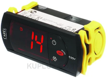 PJEZS6P000, ตัวควบคุม (Controller) CAREL PJ Easy On/Off Temperature Controller, 36 x 81mm, PTC Input, 230 V ac Supply