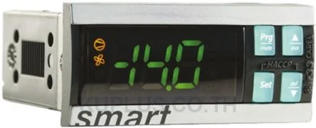 IR33Y7HR0E, ตัวควบคุม (Controller) CAREL IR33 Panel Mount PID Temperature Controller, 76.2 x 34.2mm, 2 Output Relay, 115  230 V ac Supply Voltage