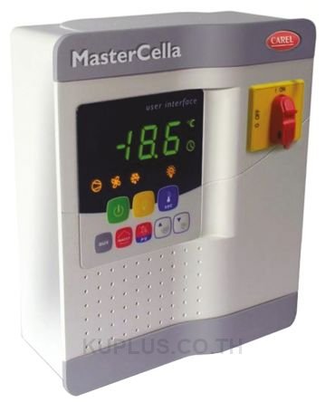 CAREL MasterCella Temperature Controller 30A 16A 8A 8A 2HP 230V BUZ 2NTC 3DI IR RTC M.SW