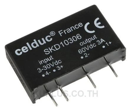 Celduc 3 A Solid State Relay, PCB Mount, Bipolar Transistor, 60 V dc Maximum Load