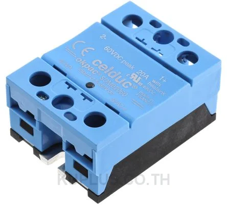 Celduc 20 A Solid State Relay, Chassis Mount, MOSFET, 40 V dc Maximum Load