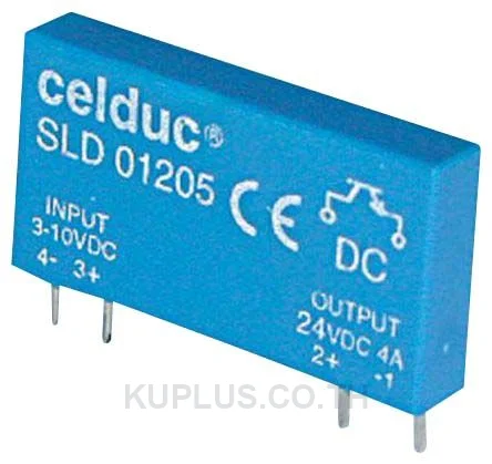 Celduc SPST Non-Latching Relay PCB Mount, 5 A Solid State Relay