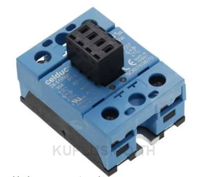 Solid State Relay, 50 A, 600 Vrms, Panel, Screw, Zero Crossing