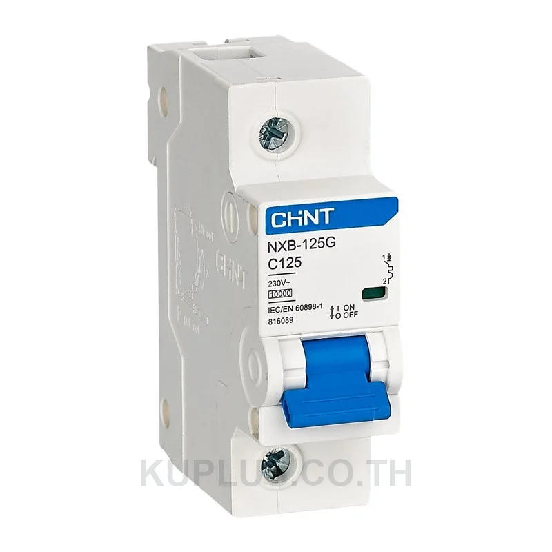 816089, เซอร์กิตเบรกเกอร์ขนาดเล็ก (MCB) Chint NXB-125G 1P 125A Curve C 10kA