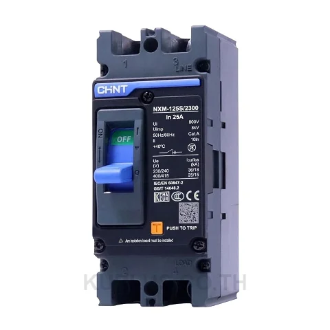 209641, เบรกเกอร์ MCCB Chint NXM-125S/2300 2P เฟรม 125AF 125A 25kA