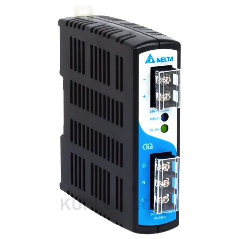 DIN Rail Power Supply Input 100 VAC to 240 VAC Output 24V 60W 2.5A
