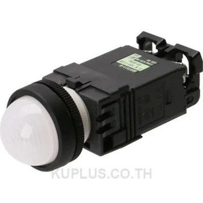 ไพลอตแลมป์ (Pilot Light) Fuji Electric DR22DOL-E3W ขนาด 22 มม. ทรงโดม (Dome) สีขาว
