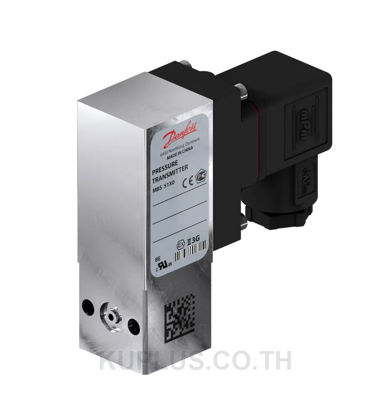 060N1053, เพรชเชอร์ทรานสมิตเตอร์ (Pressure Transmitter) Danfoss MBS 5100 ย่าน 0-87 psig เกลียว G 1/4 เอาต์พุต 4-20mA
