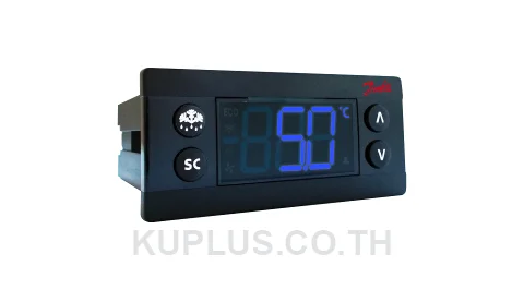 080G3499, เครื่องควบคุมระบบทำความเย็นอิเล็กทรอนิกส์ (Electronic Refrigeration Controller) Danfoss ERC 112D ไฟเลี้ยง 100-240 V AC อนาล็อกอินพุต 4 ดิจิทัลอินพุต 1 ดิจิทัลเอาต์พุต 4