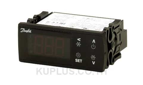 080G3469, เครื่องควบคุมระบบทำความเย็นอิเล็กทรอนิกส์ (Electronic Refrigeration Controller) Danfoss ERC 213 ไฟเลี้ยง 197-250 V AC อนาล็อกอินพุต 3 ดิจิทัลอินพุต 1 ดิจิทัลเอาต์พุต 3