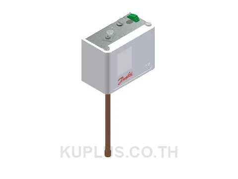 060-118066, เพรชเชอร์สวิตช์ (Pressure Switch) Danfoss KP5 ย่านปรับ 8 - 32 bar ดิฟเฟอเรนเชียล 3 bar เกลียว Solder 1/4 หน้าสัมผัส SPDT รีเซ็ต Manual Max IP30
