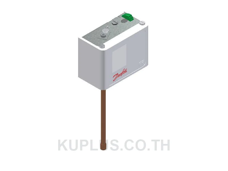060-118066, เพรชเชอร์สวิตช์ (Pressure Switch) Danfoss KP5 ย่านปรับ 8 - 32 bar ดิฟเฟอเรนเชียล 3 bar เกลียว Solder 1/4 หน้าสัมผัส SPDT รีเซ็ต Manual Max IP30