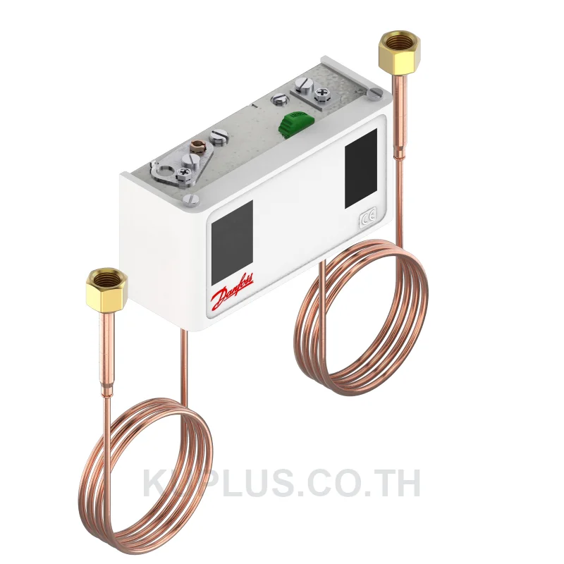 060-000766 Danfoss KP15 Dual Pressure Switch, L: -0.2 - 7.5 bar / R: 8 - 32 bar, differential L: 0.7 - 4 / R: 4 bar, SPDT