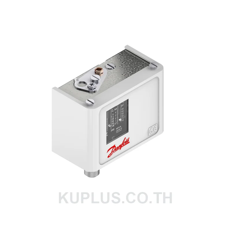 060-500566 Danfoss KP1A Pressure Switch, -0.2 - 7.5 bar, differential 0.7 - 4 bar, M 12 x 1.5, SPDT, Auto reset, IP30