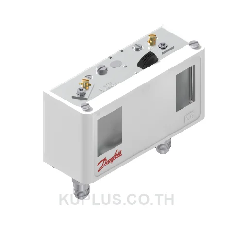 060-602266, เพรชเชอร์สวิตช์แบบคู่ (Dual Pressure Switch) Danfoss KP7BS ย่านปรับซ้าย 8 - 32 bar ขวา 8 - 32 bar ดิฟเฟอเรนเชียลซ้าย 4 ขวา 4 bar หน้าสัมผัส 2 SPST(NC)