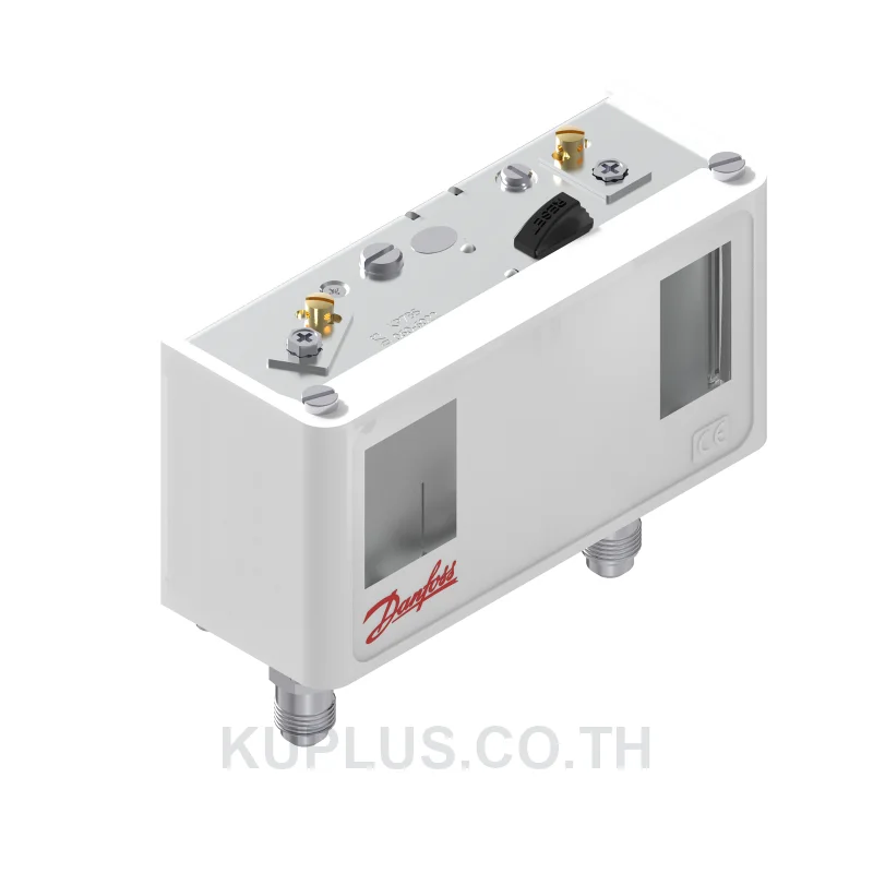 060-602266 Danfoss KP7BS Dual Pressure Switch, L: 8 - 32 bar / R: 8 - 32 bar, differential L: 4 / R: 4 bar, 2 SPST(NC)