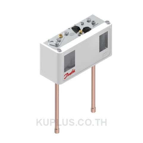 060-129966, เพรชเชอร์สวิตช์แบบคู่ (Dual Pressure Switch) Danfoss KP15 ย่านปรับซ้าย -0.2 - 7.5 bar ขวา 8 - 32 bar ดิฟเฟอเรนเชียลซ้าย 0.7 - 4 ขวา 4 bar หน้าสัมผัส SPDT+SPST(NO)