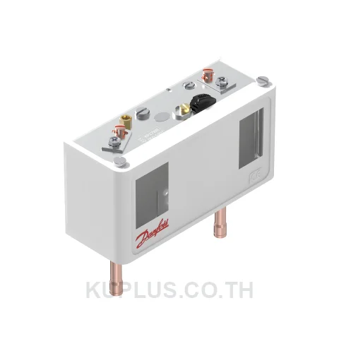060-540766, เพรชเชอร์สวิตช์แบบคู่ (Dual Pressure Switch) Danfoss KP17WB ย่านปรับซ้าย -0.2 - 7.5 bar ขวา 8 - 32 bar ดิฟเฟอเรนเชียลซ้าย 0.7 - 4 ขวา 4 bar หน้าสัมผัส SPDT+SPST(NO)