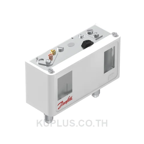 060-519466, เพรชเชอร์สวิตช์แบบคู่ (Dual Pressure Switch) Danfoss KP17B ย่านปรับซ้าย -0.2 - 7.5 bar ขวา 8 - 32 bar ดิฟเฟอเรนเชียลซ้าย 0.7 - 4 ขวา 4 bar หน้าสัมผัส SPDT+SPST(NO)