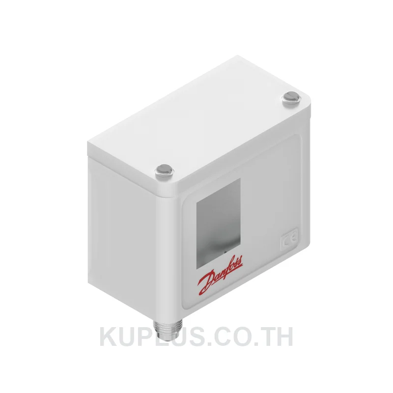 060-509666, เพรชเชอร์สวิตช์ (Pressure Switch) Danfoss KP5 ย่านปรับ 8 - 32 bar ดิฟเฟอเรนเชียล 1.8 - 6 bar เกลียว Flare 1/4 หน้าสัมผัส SPDT รีเซ็ต Auto IP44