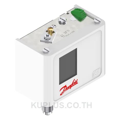 060-526966, เพรชเชอร์สวิตช์ (Pressure Switch) Danfoss KP7B ย่านปรับ 8 - 32 bar ดิฟเฟอเรนเชียล 4 bar เกลียว Flare 1/4 หน้าสัมผัส SPDT รีเซ็ต Manual Max IP44