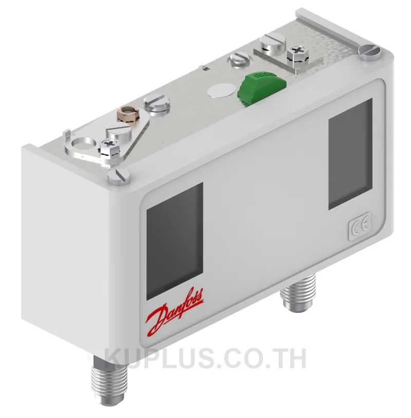 060-514966 Danfoss KP15 Dual Pressure Switch, L: -0.2 - 7.5 bar / R: 8 - 32 bar, differential L: 0.7 - 4 / R: 4 bar, SPDT+SPST(NO)