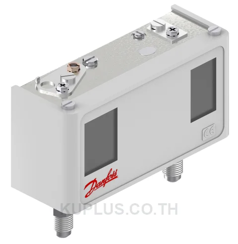060-514166, เพรชเชอร์สวิตช์แบบคู่ (Dual Pressure Switch) Danfoss KP15 ย่านปรับซ้าย -0.2 - 7.5 bar ขวา 8 - 32 bar ดิฟเฟอเรนเชียลซ้าย 0.7 - 4 ขวา 4 bar หน้าสัมผัส SPDT