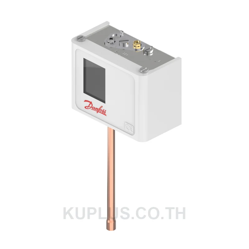 060-111066, เพรชเชอร์สวิตช์ (Pressure Switch) Danfoss KP1 ย่านปรับ -0.2 - 7.5 bar ดิฟเฟอเรนเชียล 0.7 - 4 bar เกลียว Solder 6 mm หน้าสัมผัส SPDT รีเซ็ต Auto IP44
