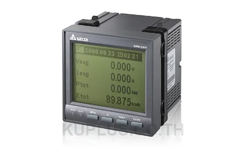 DELTA รุ่น DPM-C530 เครื่องวัดค่ากำลังไฟฟ้าแบบติดหน้าตู้ไฟฟ้า