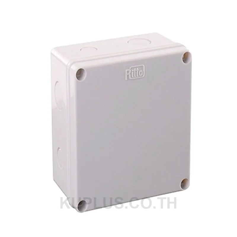 E201 : กล่องพลาสติกแบบฝาทึบ (ABS) ขนาด W75 x H75 x D50 mm
