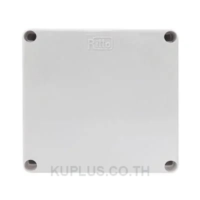 E204 : กล่องพลาสติกแบบฝาทึบ (ABS) ขนาด W150 x H150 x D80 mm